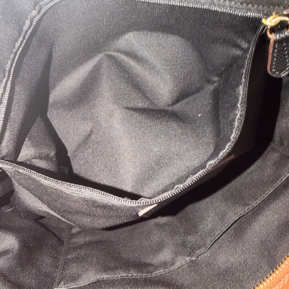 Coach City Zip Tote in light saddle brown leather. - Picture 14 of 16